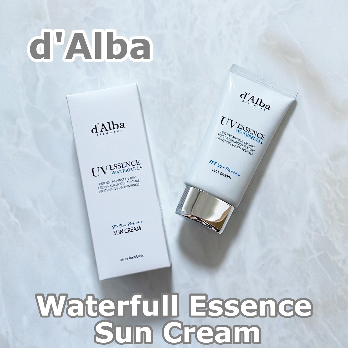 ダルバ ウォータフル エッセンス サンクリーム/ダルバ/日焼け止めクリームを使ったクチコミ(1枚目)