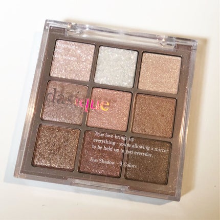 シャドウパレット/dasique/アイシャドウパレットを使ったクチコミ(1枚目)