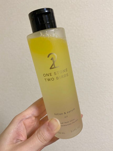 オイルインローション/ONE STONE TWO BIRDS/化粧水を使ったクチコミ(3枚目)