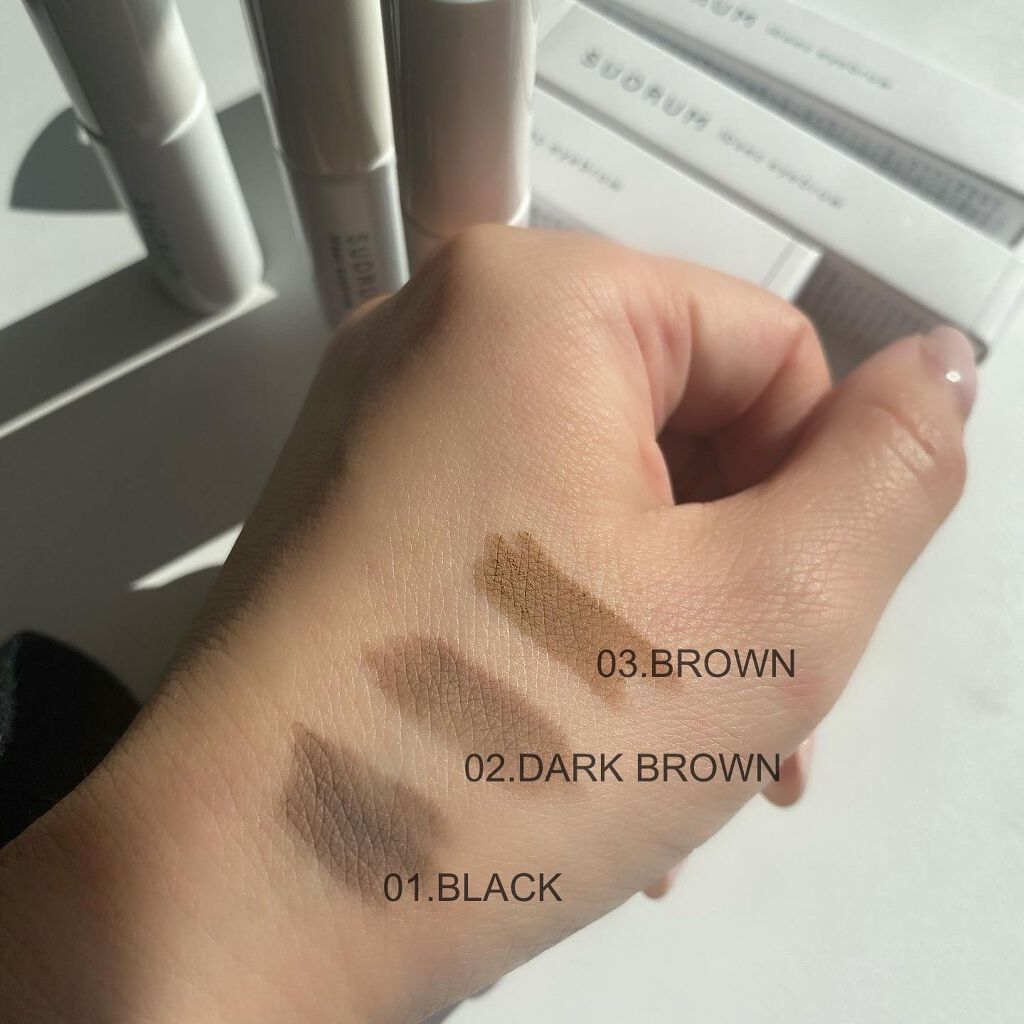 SUORUM 10sec eyebrow/SUORUM/パウダーアイブロウを使ったクチコミ(2枚目)