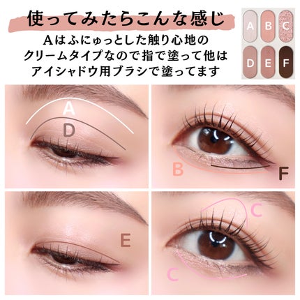 フォーエバー6アイパレット/Laka/アイシャドウパレットを使ったクチコミ(7枚目)