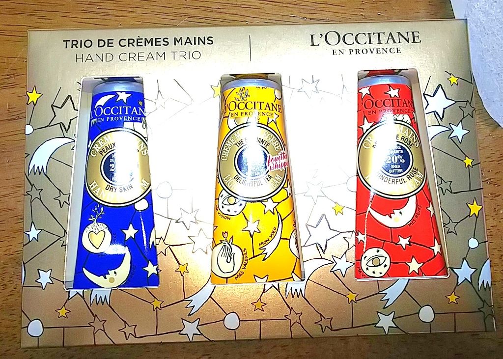 ジョイフルスター スノーシア ハンドクリーム(ディライトフルティー)/L'OCCITANE/ハンドクリームを使ったクチコミ(1枚目)