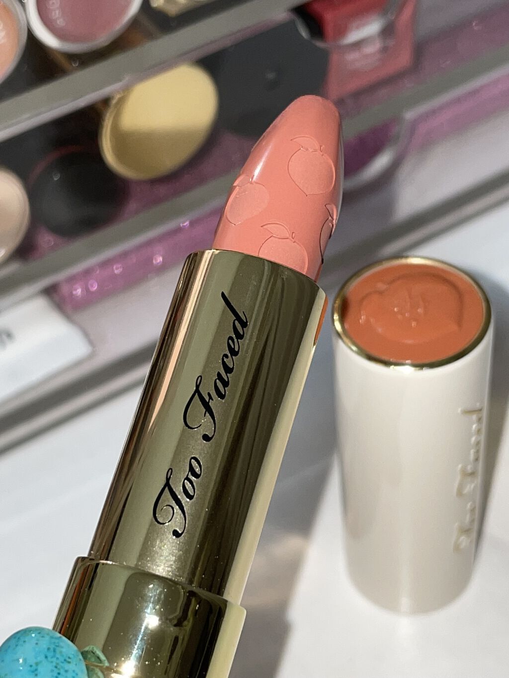 ジューシー マット ロングウェア リップスティック/Too Faced/口紅を使ったクチコミ（2枚目）