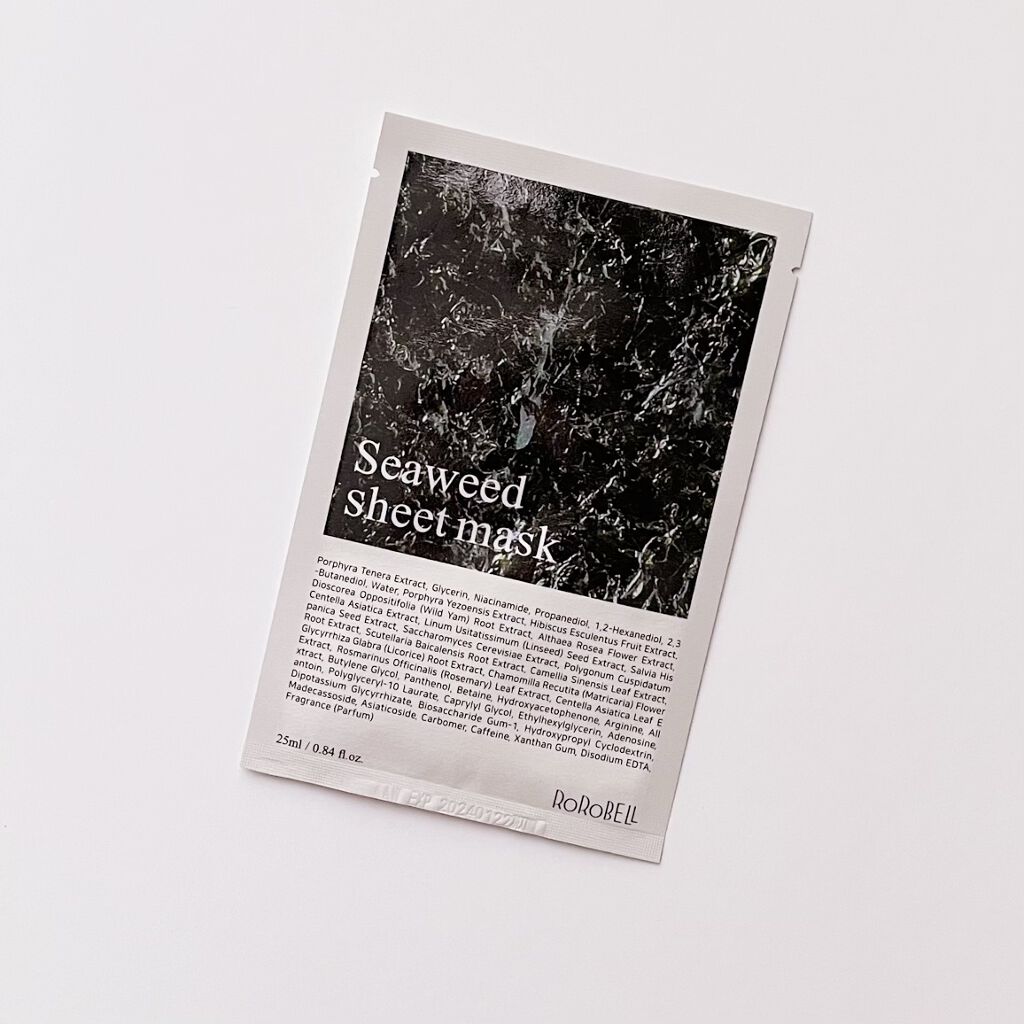 海苔マスクパック/RoRoBELL/シートマスク・パックを使ったクチコミ(1枚目)