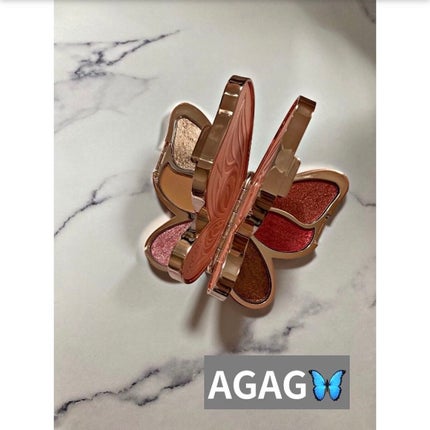 バタフライアイシャドウパレット/AGAG/アイシャドウパレットを使ったクチコミ(1枚目)