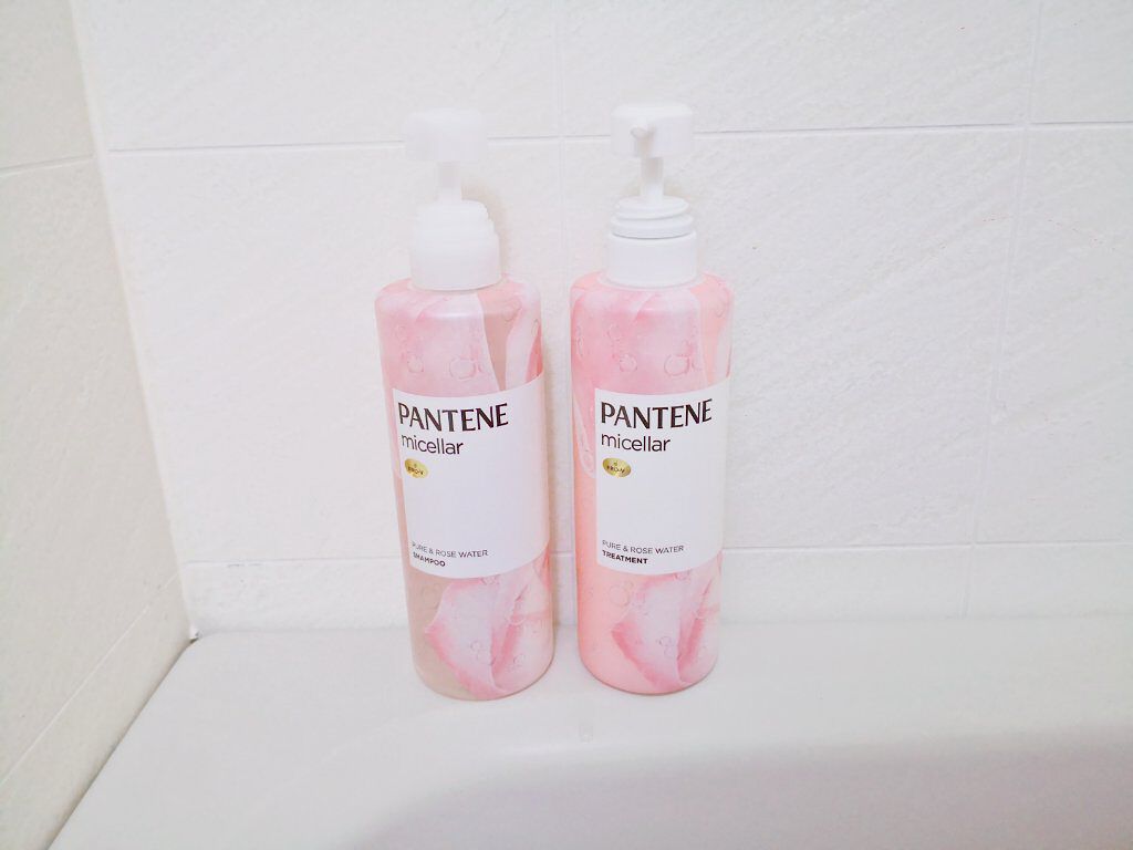 PRO-V ミセラー ピュア＆ローズウォーター ノンシリコンシャンプー/トリートメント/パンテーン/市販シャンプーを使ったクチコミ（3枚目）