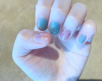 しずくネイルシール/キャンドゥ/ネイルシールを使ったクチコミ(1枚目)