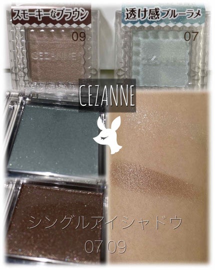 シングルカラーアイシャドウ/CEZANNE/単色アイシャドウを使ったクチコミ(1枚目)