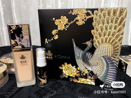 卡婷金雀点翠御容粉底液/CATKIN/リキッドファンデーションを使ったクチコミ(4枚目)