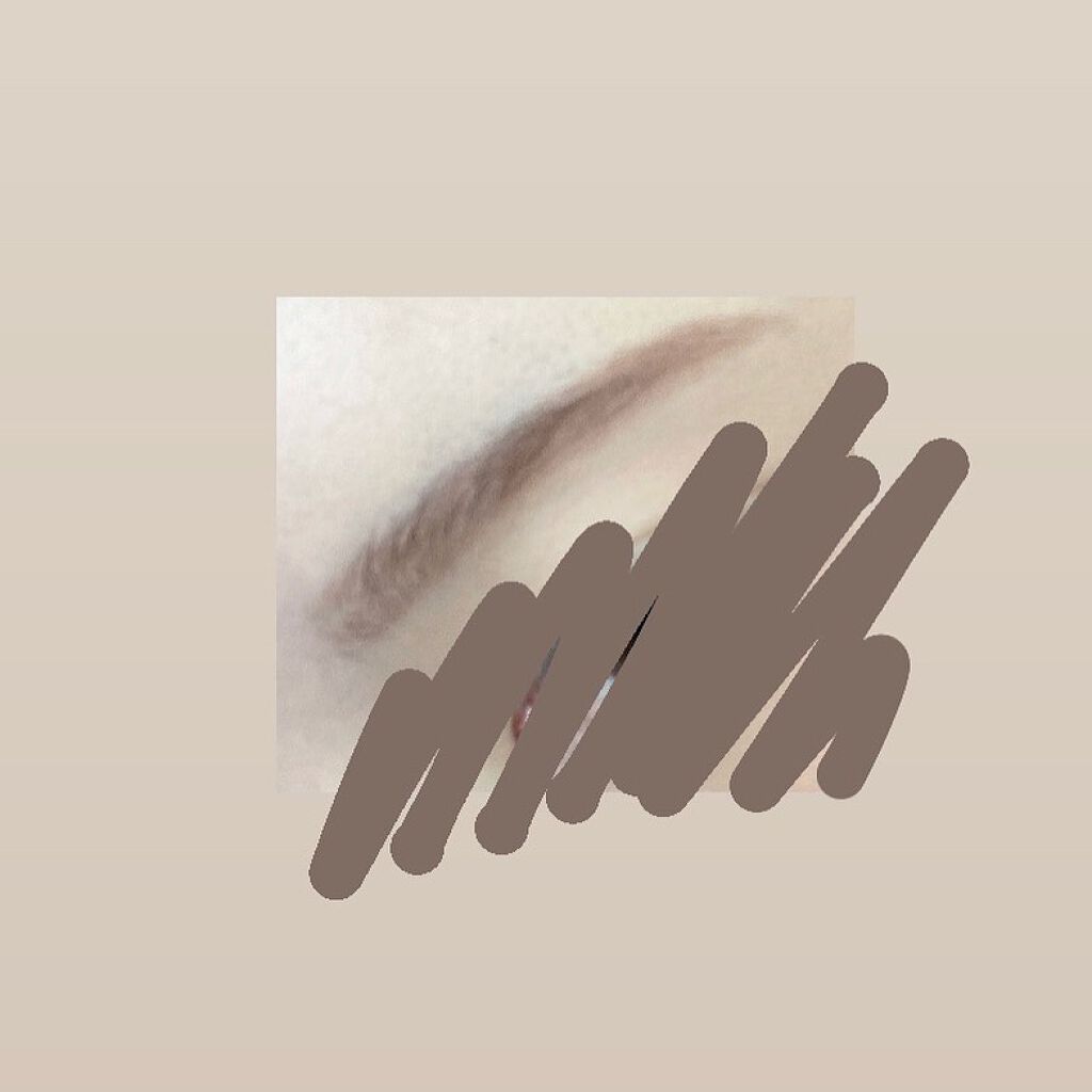 パウダリーペンシルブロウEX 05：ピンクブラウン/サナ ニューボーン/アイブロウペンシルを使ったクチコミ（3枚目）