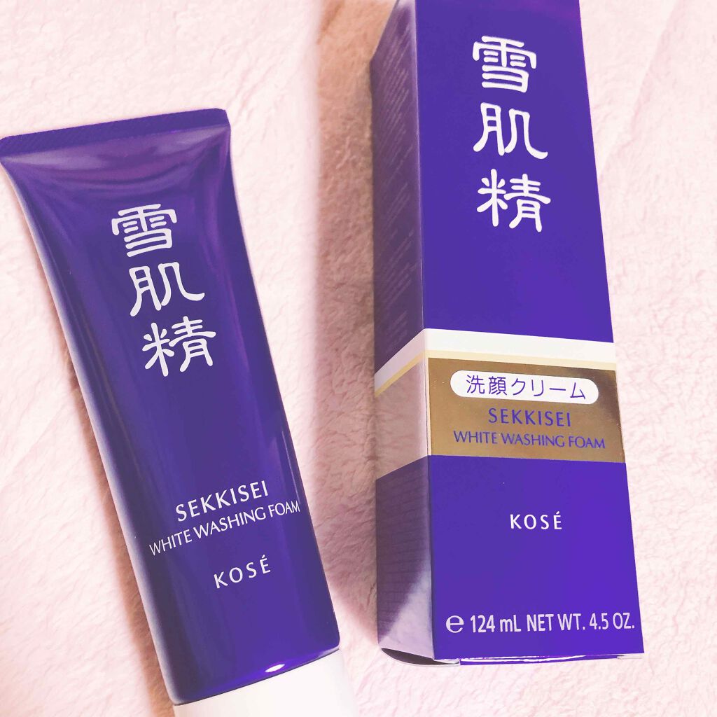 ホワイト クリーム ウォッシュ/雪肌精/洗顔フォームを使ったクチコミ（1枚目）