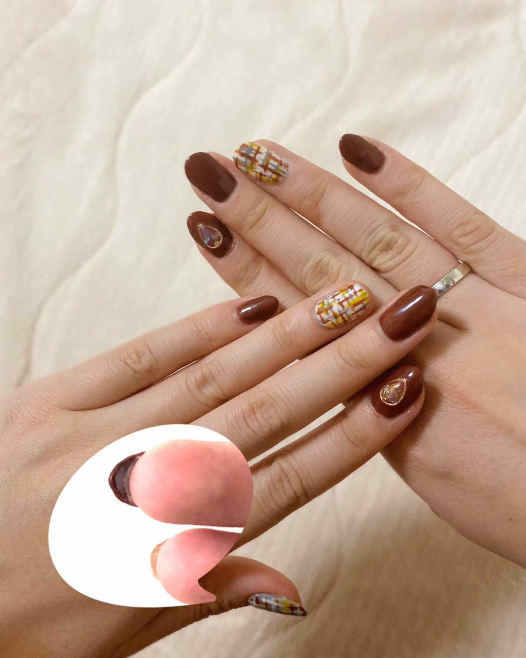 ジェルネイル（ライト対応）/セリア/ジェルネイルを使ったクチコミ（2枚目）