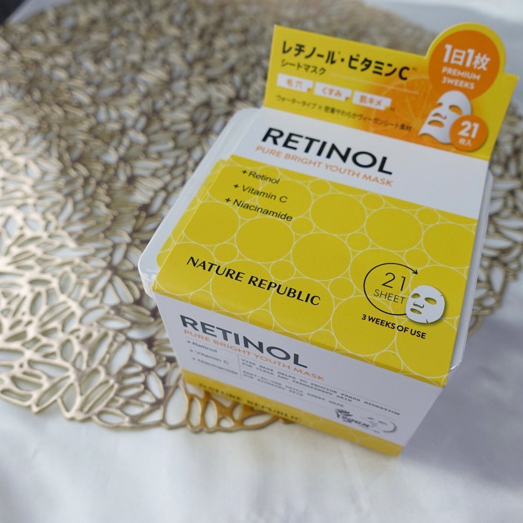キューブマスク レチノール/ネイチャーリパブリック/シートマスク・パックを使ったクチコミ（2枚目）