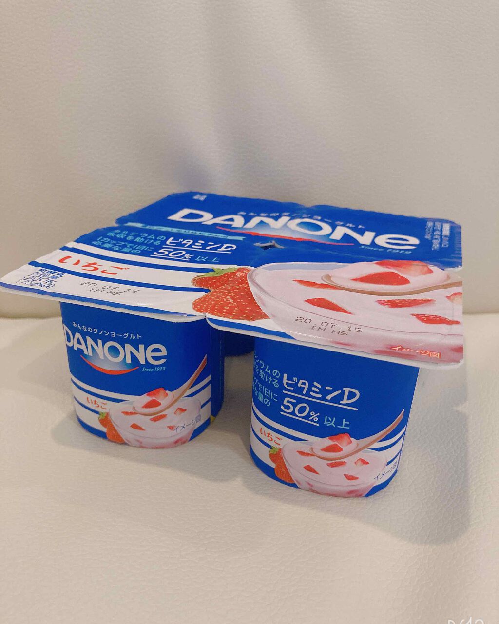 ダノンヨーグルトいちご/DANONE/ヨーグルトを使ったクチコミ（1枚目）