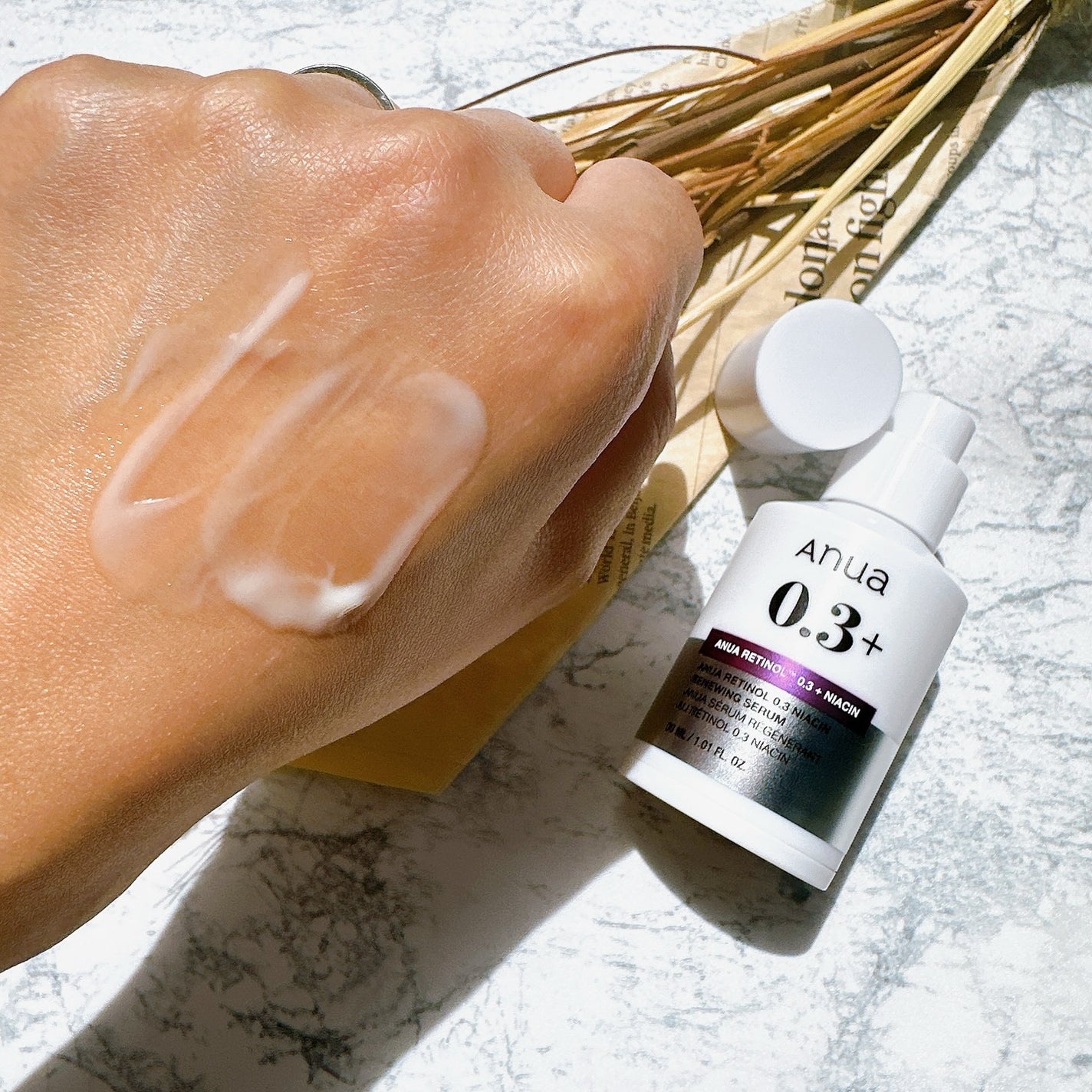 レチノール0.3 ナイアシンリニューイングセラム/Anua/美容液を使ったクチコミ(3枚目)