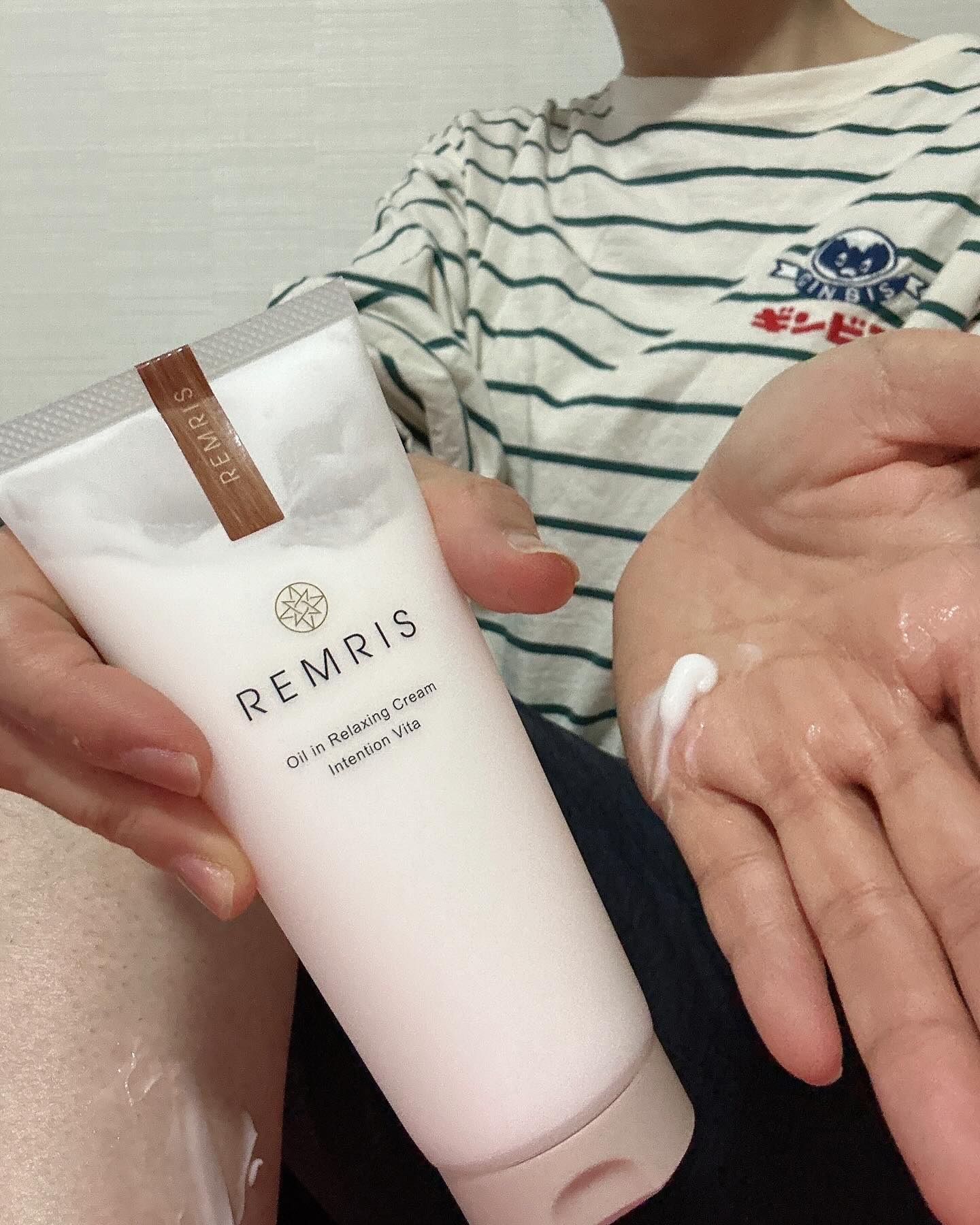 オイルinリラクシングクリーム Intention Vita（インテンションヴィータ）/REMRIS/ボディクリームを使ったクチコミ（1枚目）