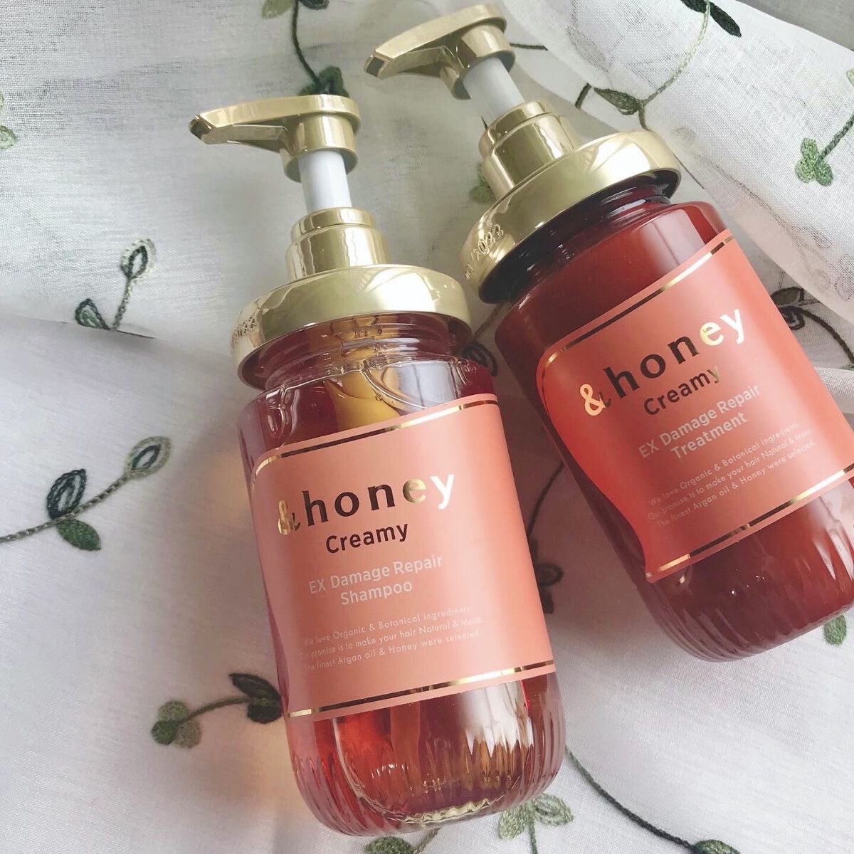 Creamy EXダメージリペアシャンプー1.0/ヘアトリートメント2.0/&honey/市販シャンプーを使ったクチコミ（1枚目）