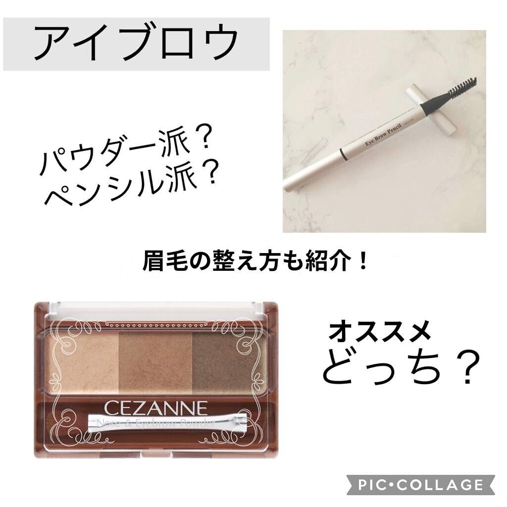 ノーズ&アイブロウパウダー/CEZANNE/パウダーアイブロウを使ったクチコミ(1枚目)