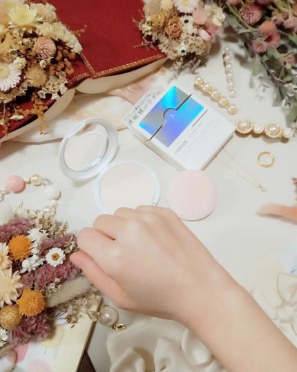 クリアランクアップパウダー/COSCOS/プレストパウダーを使ったクチコミ(3枚目)