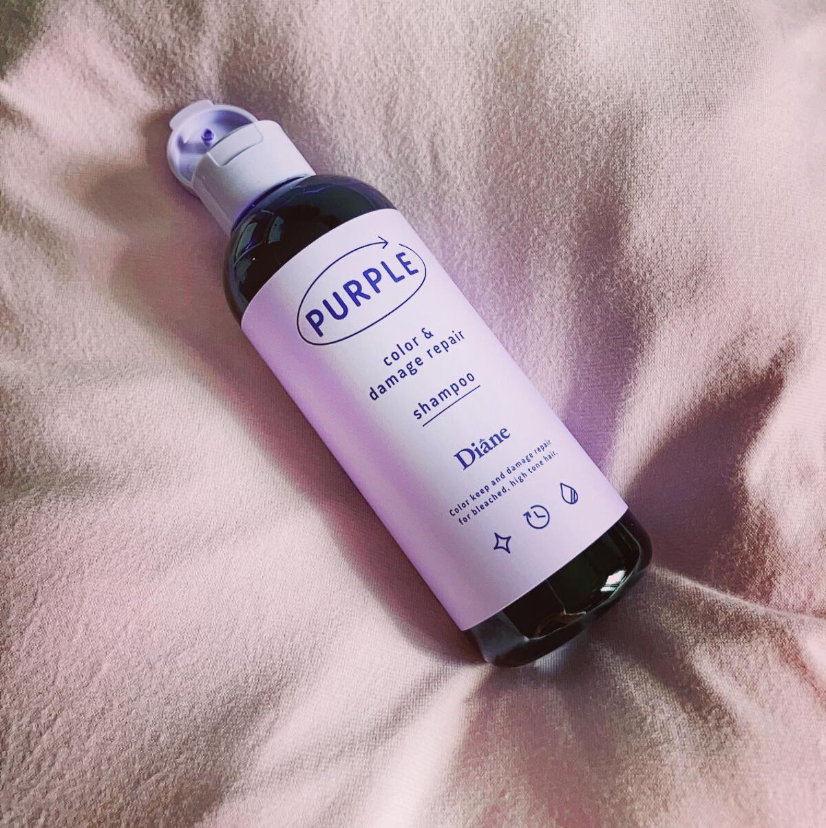 カラーシャンプー＆トリートメント トリートメント パープル/ダイアン/市販シャンプーを使ったクチコミ（2枚目）