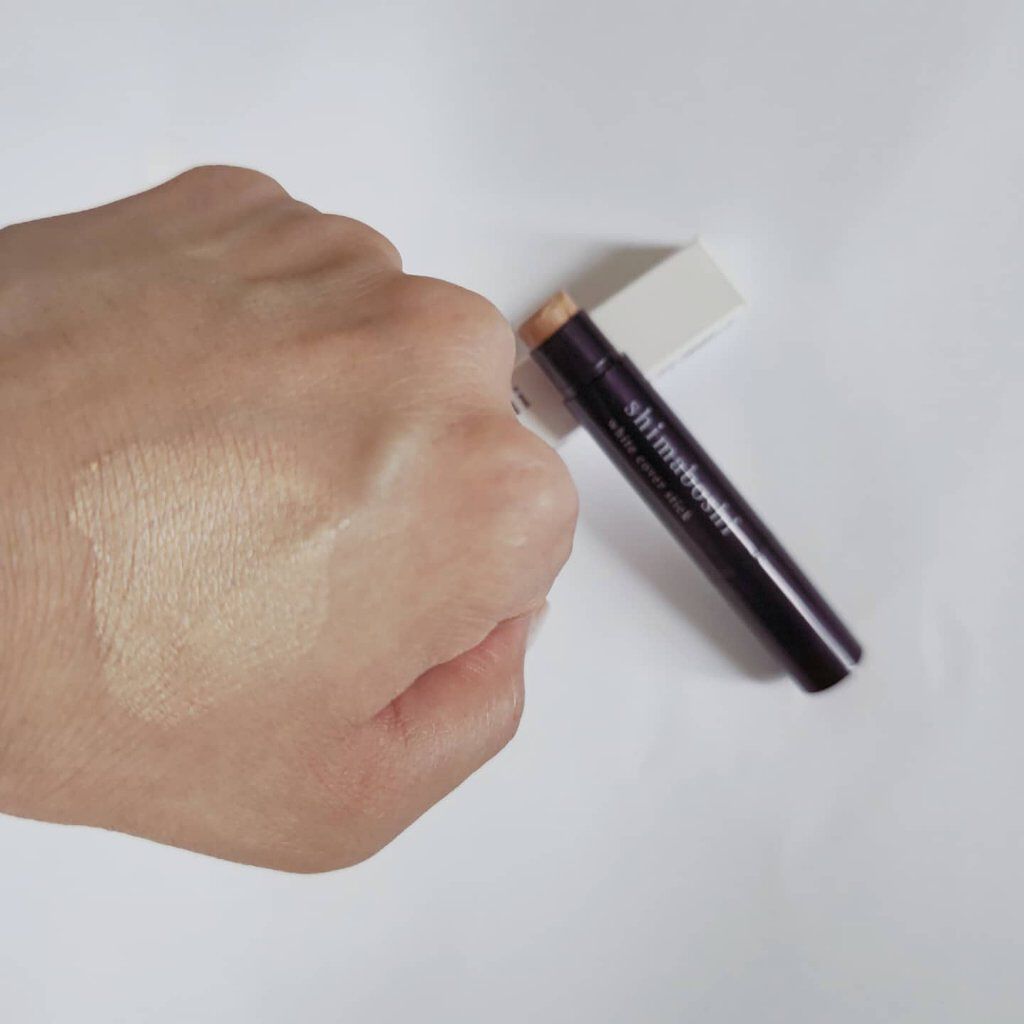 ホワイトカバースティック/shimaboshi/化粧下地を使ったクチコミ（3枚目）