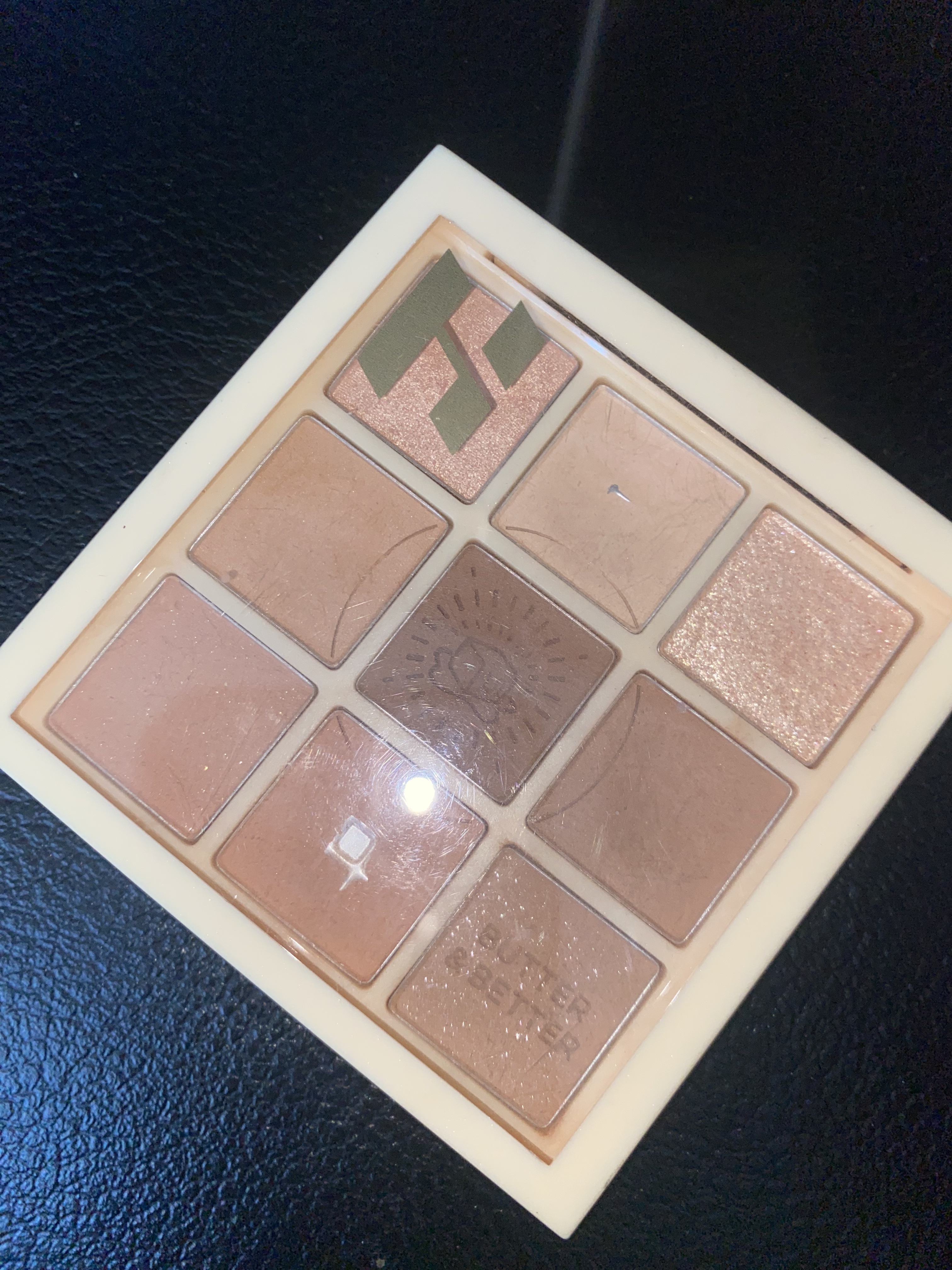 マイフェイブムードアイパレット 9カラー 04 アンバター(ANG BUTTER)/HOLIKA HOLIKA/アイシャドウパレットを使ったクチコミ（1枚目）