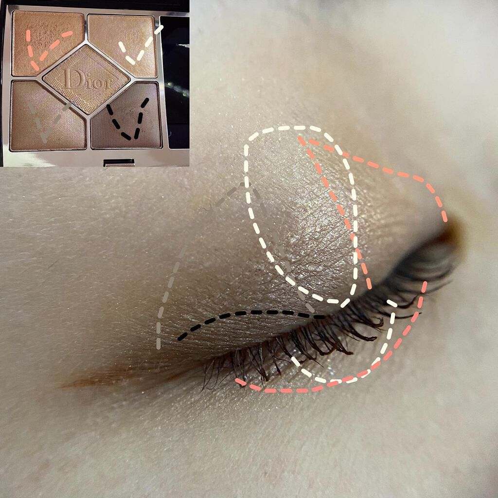 【旧】サンク クルール クチュール/Dior/アイシャドウパレットを使ったクチコミ(4枚目)