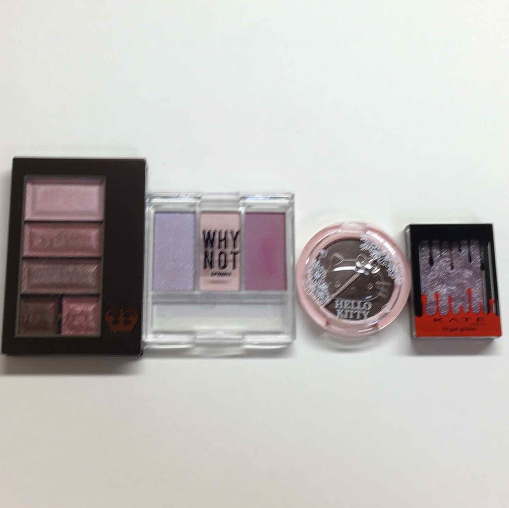 WHY NOT SPINNS 3色アイシャドウ アッシュ/DAISO/アイシャドウパレットを使ったクチコミ（1枚目）