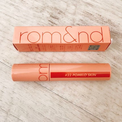 ジューシーラスティングティント/rom&nd/リップティントを使ったクチコミ(1枚目)