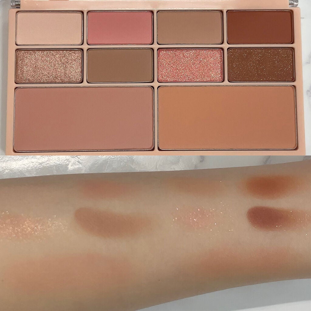 インク フィッティング カラー パレット/PERIPERA/アイシャドウパレットを使ったクチコミ(2枚目)