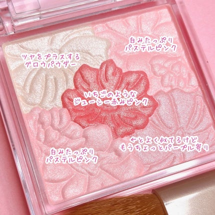 グロウフルールチークス/キャンメイク/パウダーチークを使ったクチコミ(5枚目)