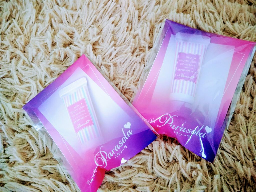 パラソーラ ネオイルミスキン UV エッセンス LV 【ネオイルミ ラベンダー】/パラソーラ/日焼け止め・UVケアを使ったクチコミ（1枚目）