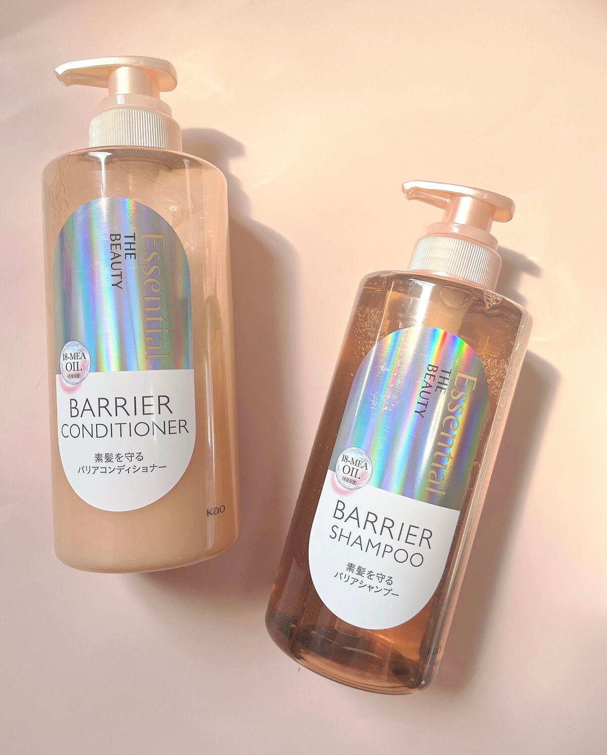 ザビューティ 髪のキメ美容素髪を守る バリアシャンプー/コンディショナー/エッセンシャル/シャンプー・コンディショナーを使ったクチコミ(1枚目)