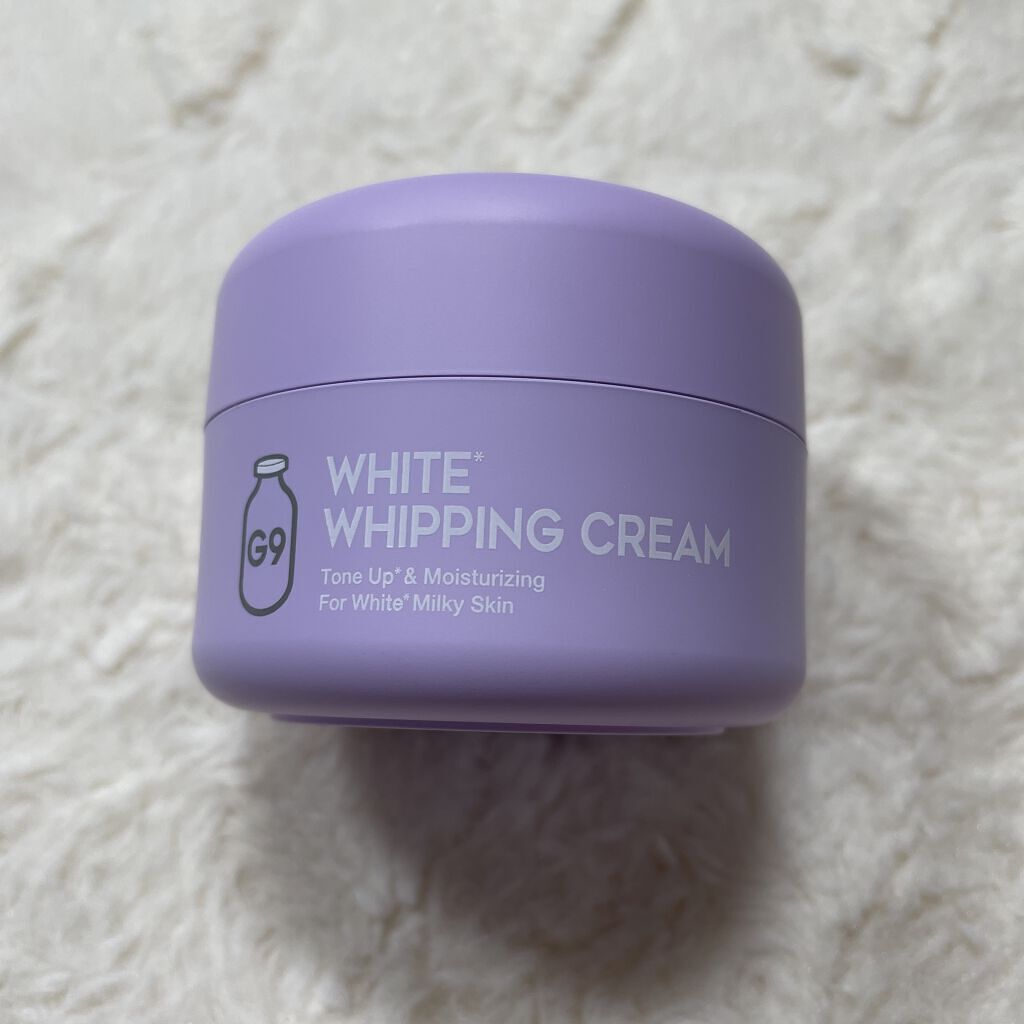 WHITE WHIPPING CREAM(ウユクリーム)/G9SKIN/化粧下地を使ったクチコミ（2枚目）