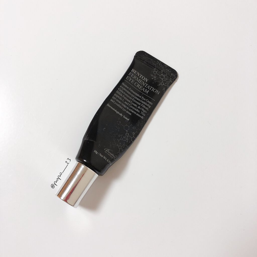 フェルメンテーション アイクリーム 30g/BENTON/アイケア・アイクリームを使ったクチコミ（1枚目）