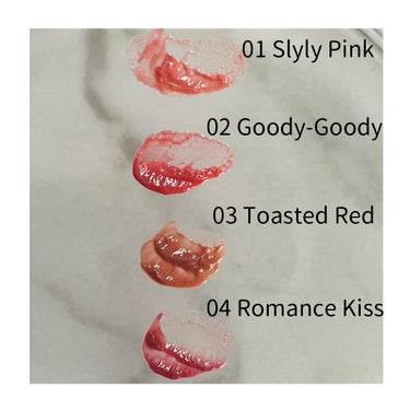 ピュア リップ ラスター 03 Toasted Red/SNIDEL BEAUTY/リップグロスを使ったクチコミ（2枚目）