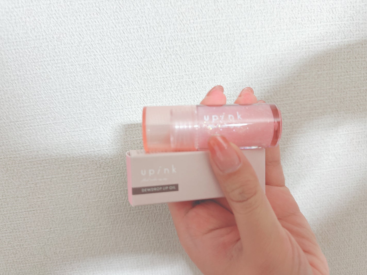 デュードロップリップオイル/upink/リップグロスを使ったクチコミ(1枚目)