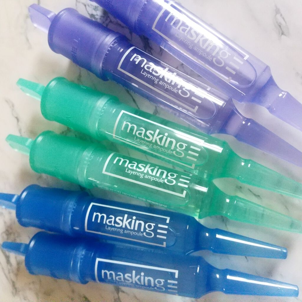 マスキング レイアリング アンプル /MEDIHEAL/美容液を使ったクチコミ(1枚目)