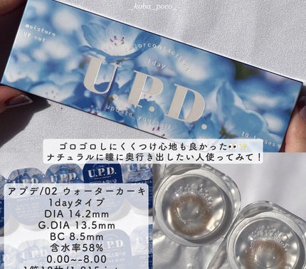 U.P.D. 1day/U.P.D./ワンデー(1DAY)カラコンを使ったクチコミ(5枚目)