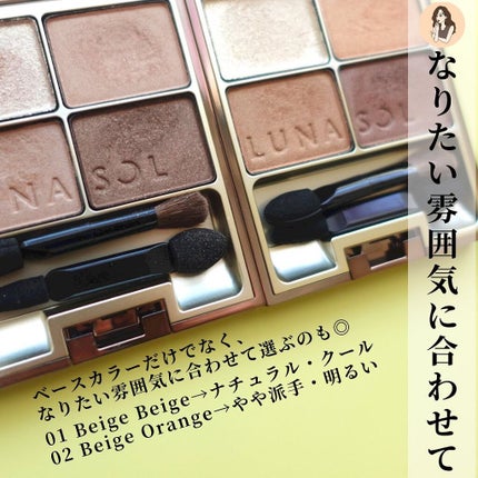 スキンモデリングアイズ/LUNASOL/アイシャドウパレットを使ったクチコミ(8枚目)