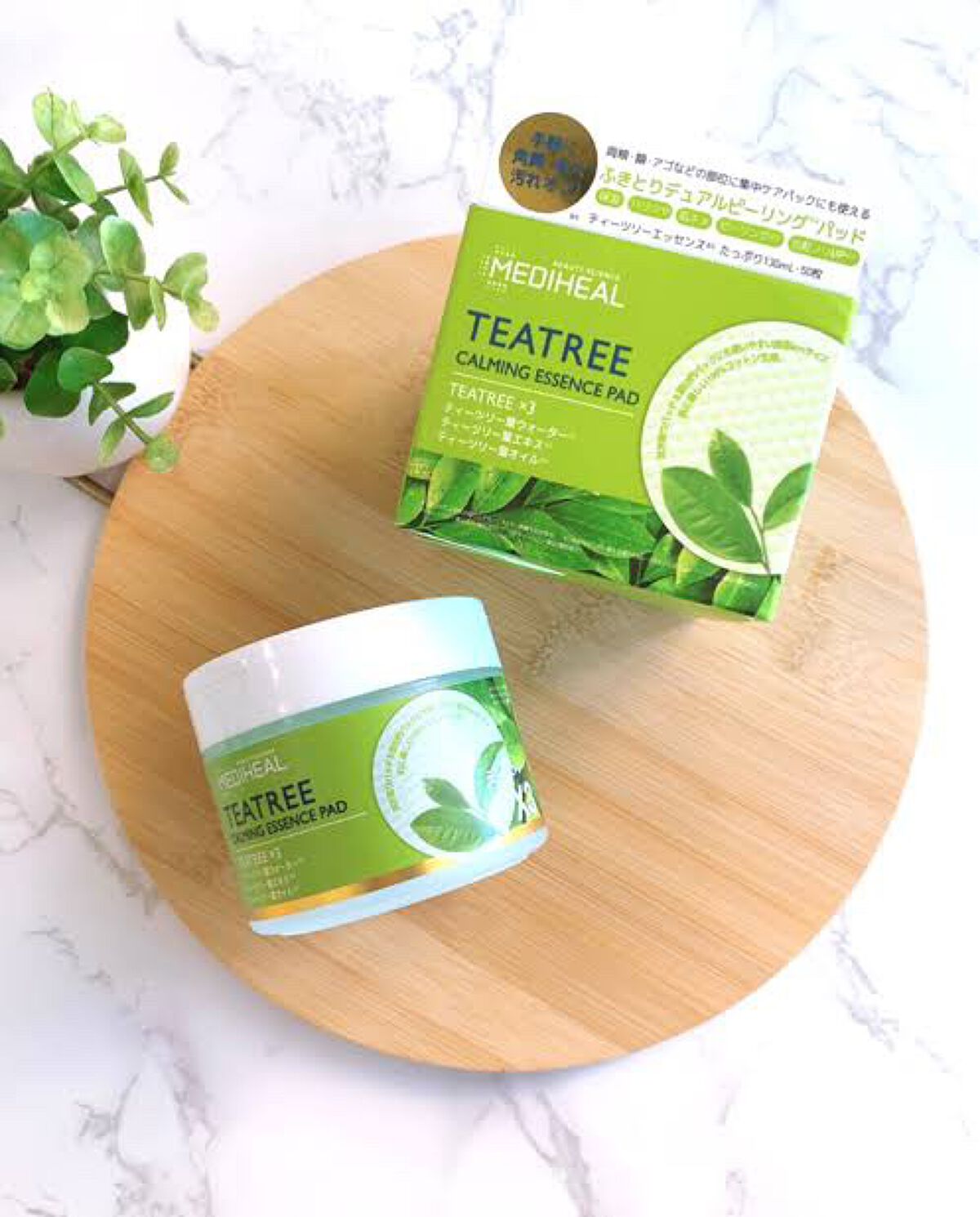 ティーツリーカーミングエッセンスパッド/MEDIHEAL/トナーパッドを使ったクチコミ（1枚目）