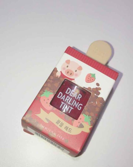 ディアダーリン ウォータージェルティント (アイスティント)/ETUDE/口紅を使ったクチコミ(1枚目)