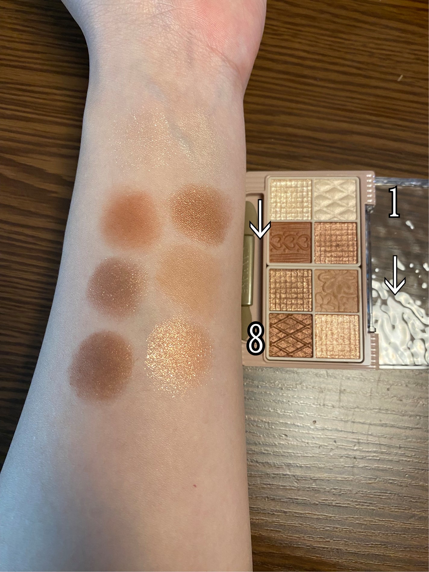 プティパレットアイズ/キャンメイク/パウダーアイシャドウを使ったクチコミ(2枚目)