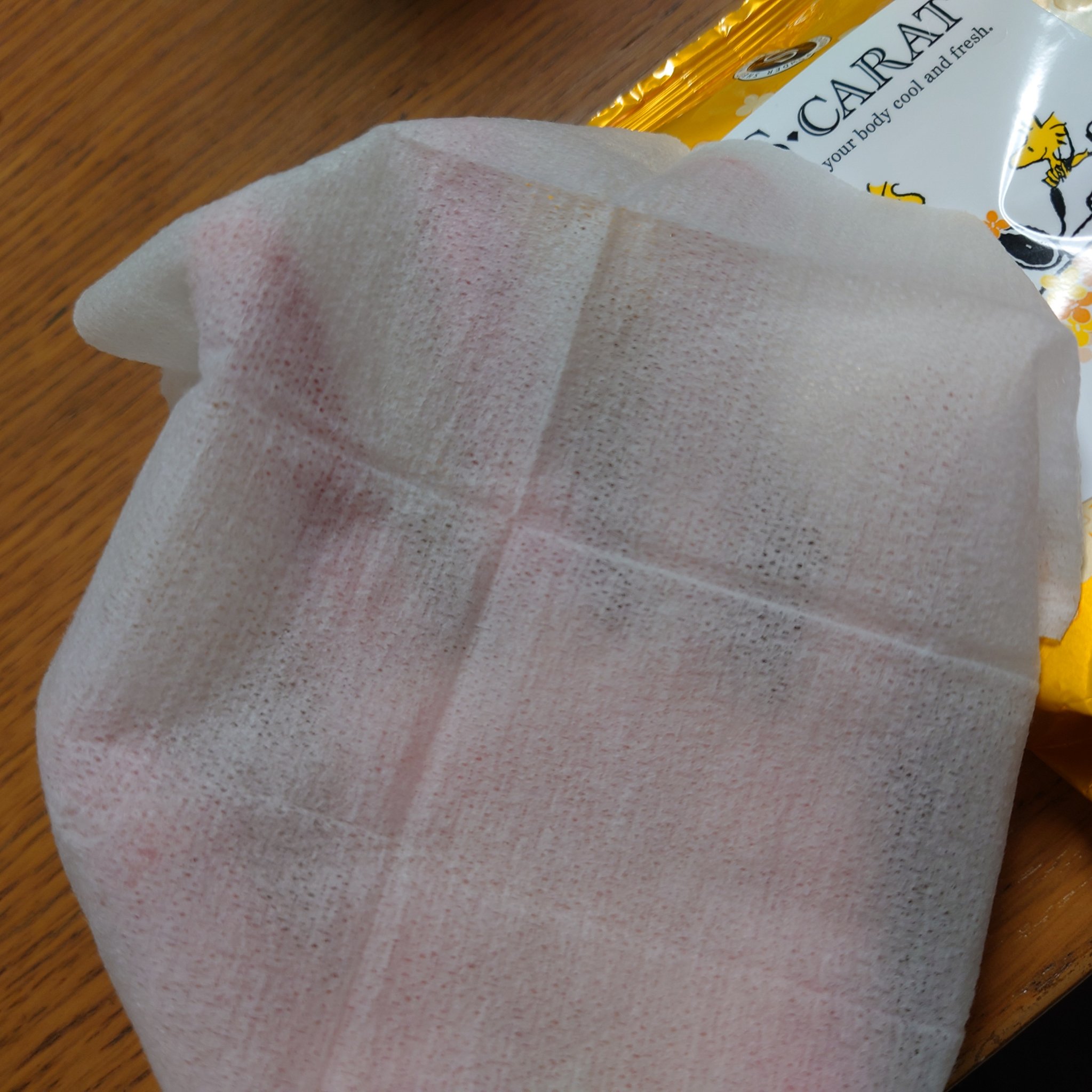 エスカラット 薬用デオドラント 大判クールシート/コーセーコスメポート/ボディシートを使ったクチコミ（3枚目）