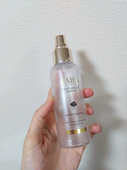 ダルバ ホワイトトリュフファーストスプレーセラム/ダルバ/ミスト状化粧水を使ったクチコミ(2枚目)