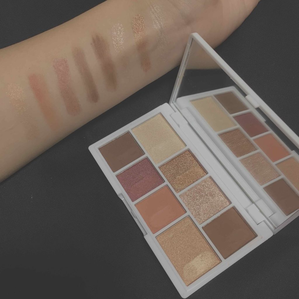 ミニチョコレートアイシャドウパレット ヌード/MAKEUP REVOLUTION/アイシャドウパレットを使ったクチコミ（2枚目）