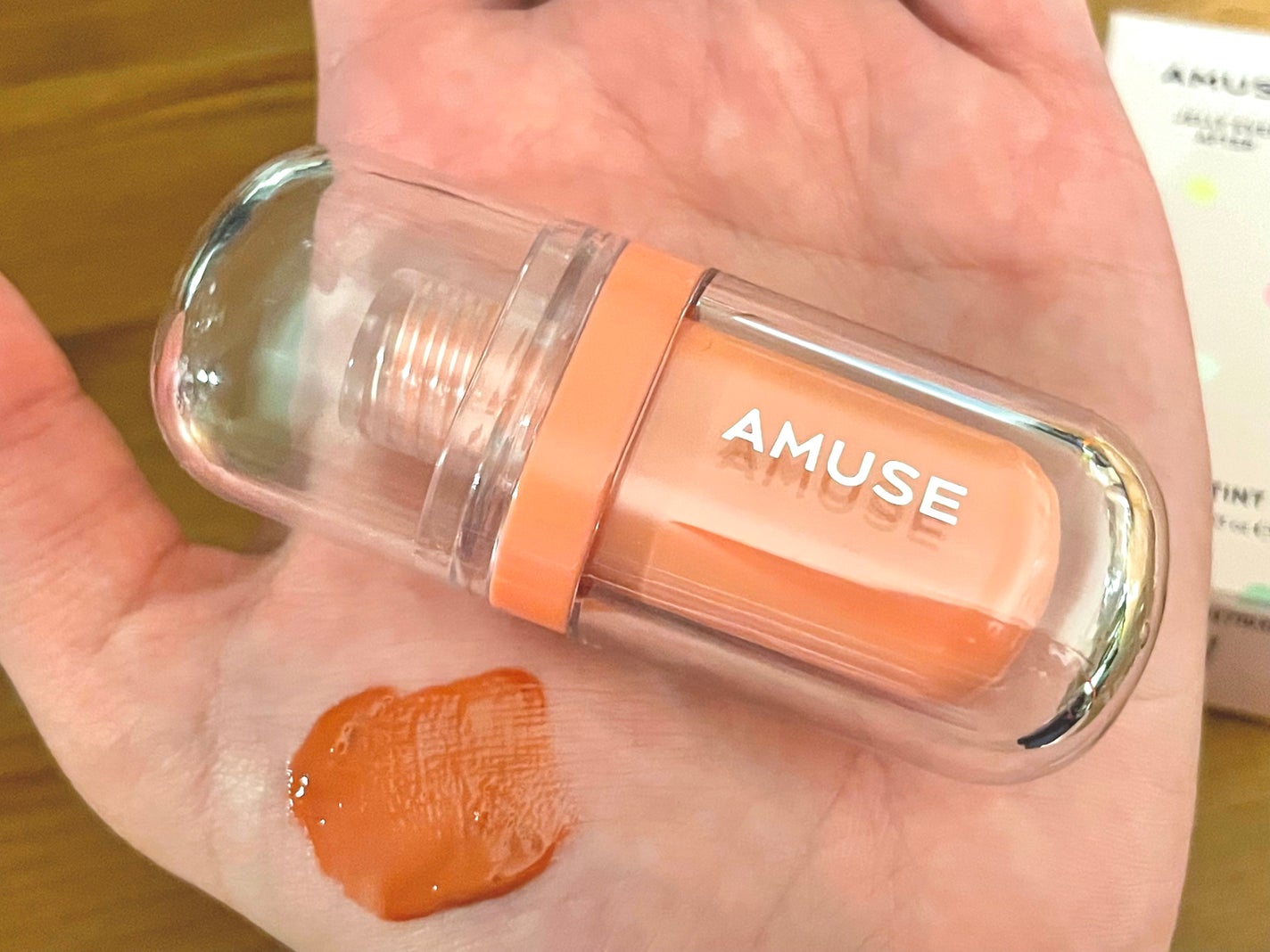 ジェルフィットティント/AMUSE/リップティントを使ったクチコミ(1枚目)