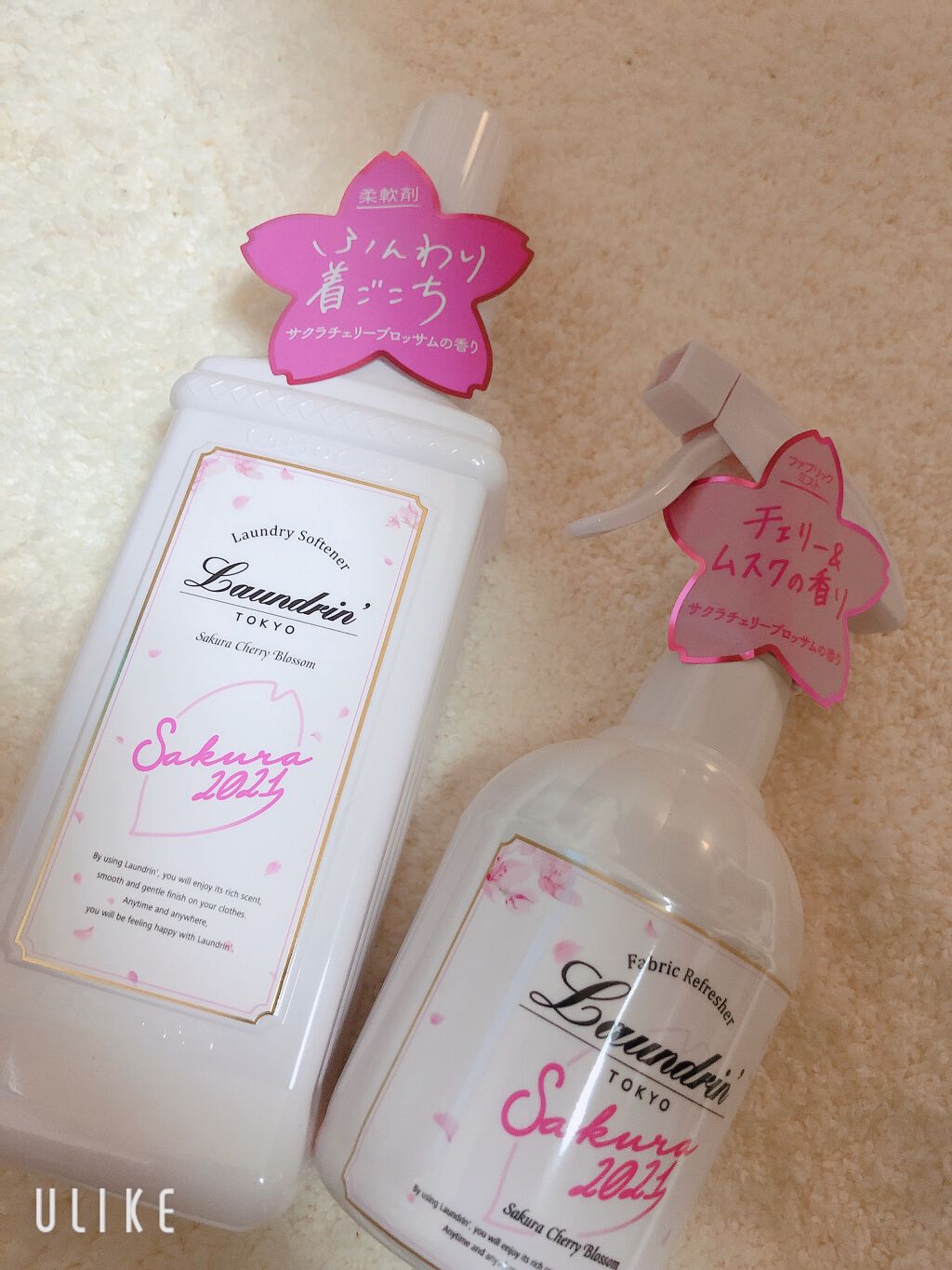 ファブリックミスト サクラチェリーブロッサム 2025/ランドリン/ファブリックミストを使ったクチコミ（1枚目）