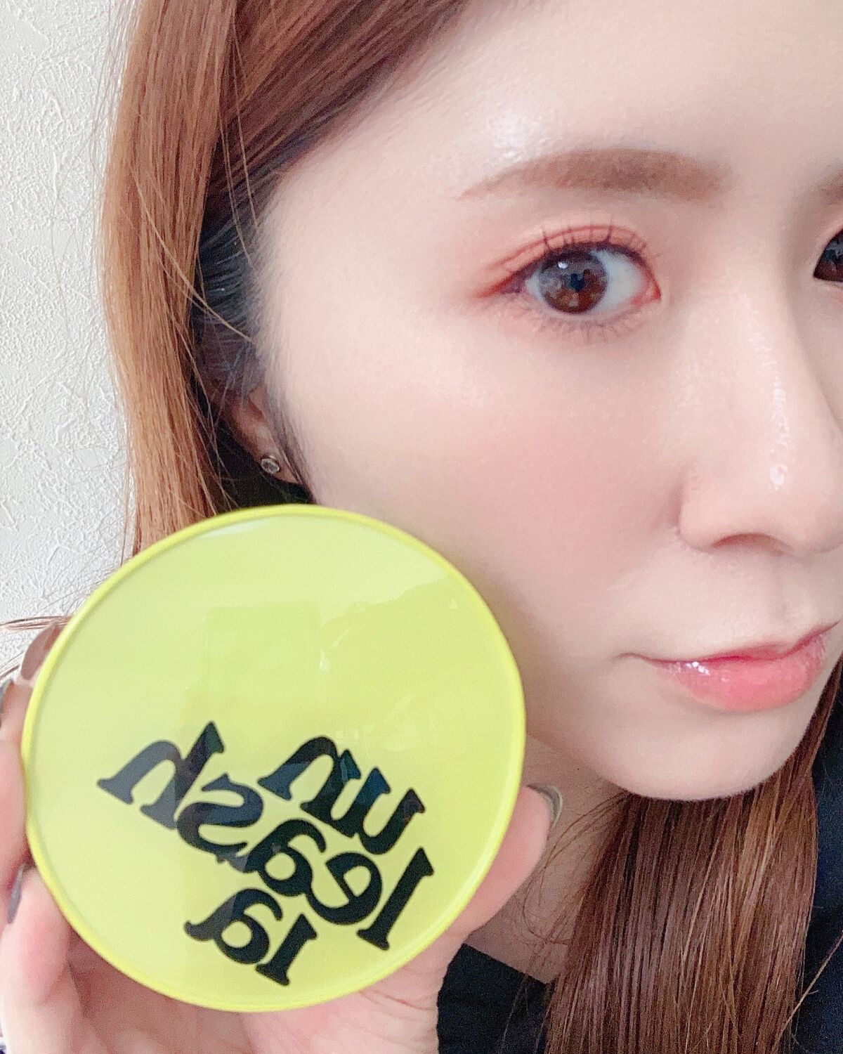 サテンウエアヘルシーグリーンクッション 18C SEASHELL シーシェル/unleashia/クッションファンデーションを使ったクチコミ（2枚目）