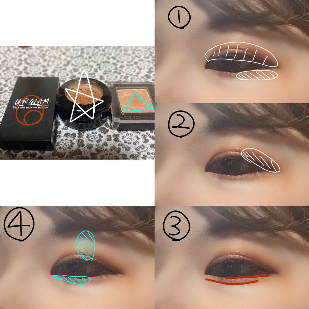 ダズルシャドウ エクストリーム クチュール コッパー/M・A・C/単色アイシャドウを使ったクチコミ（2枚目）